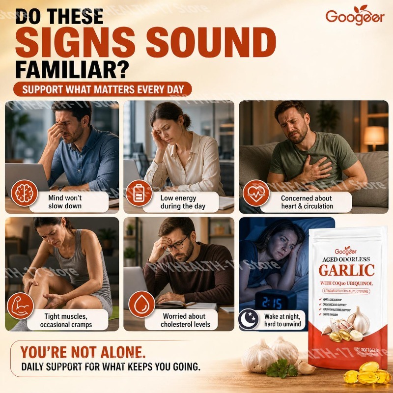 Googeer Aged Odorless Garlic S - Coq10 Ubiquinol Softgel review and price