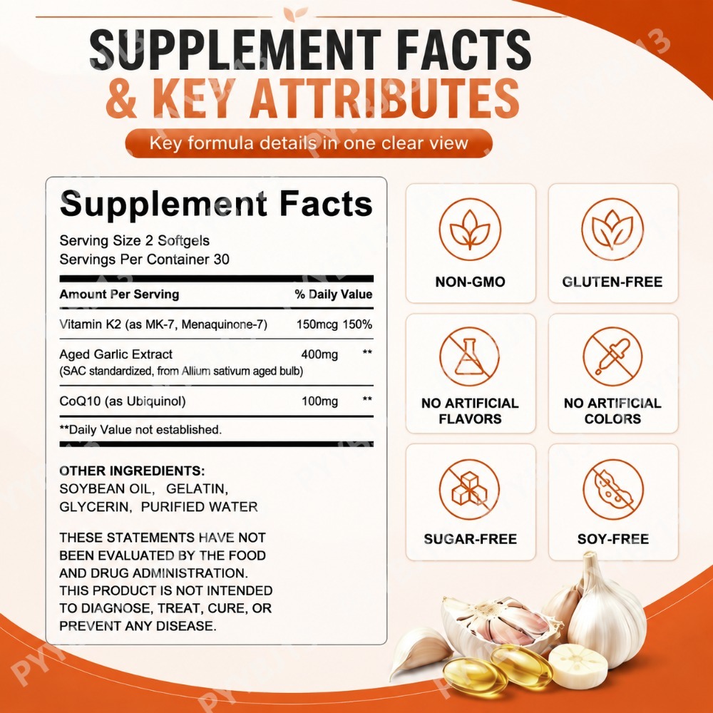 Googeer Aged Odorless Garlic E - Coq10 Ubiquinol Softgel review and price